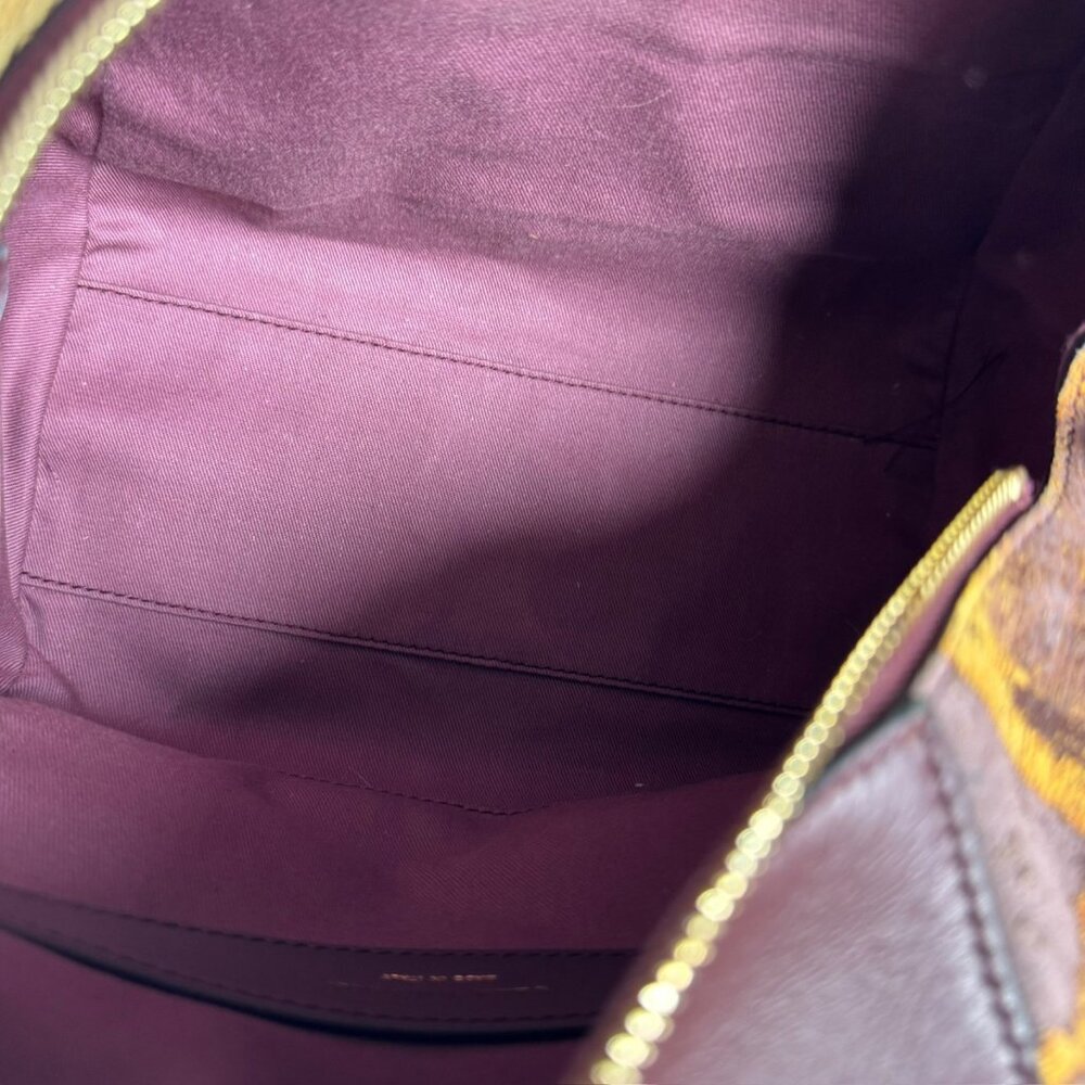 Ulla Johnson Imogen Soft TriColor Mix Leather large Clutch Crossbody handbag - Picture 7 of 11